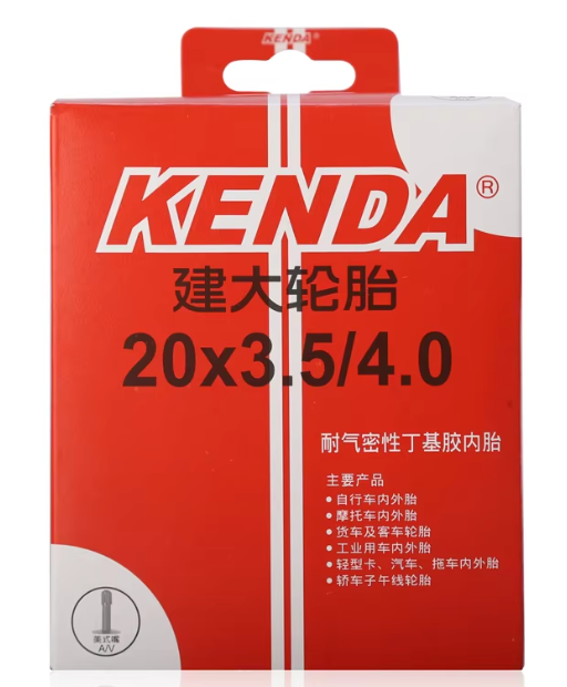 KENDA bicycle inner tube 20*3.5-4.0- All Cruise series bikes