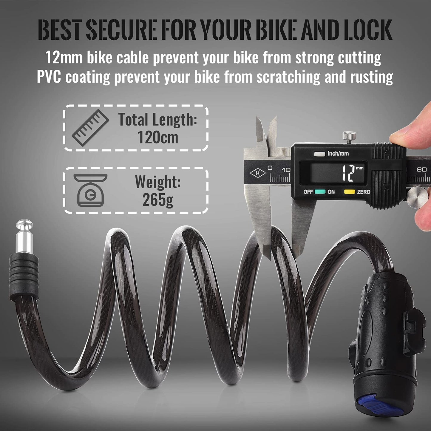 Bike Lock - 1.2m